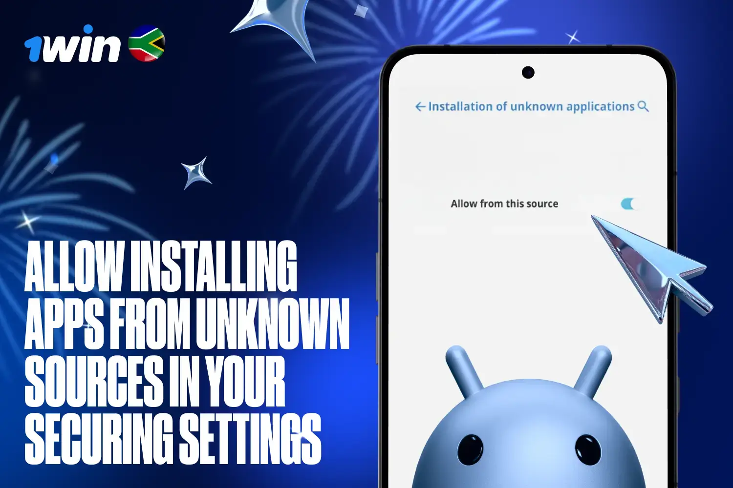 Enabling installation from unknown sources in Android settings